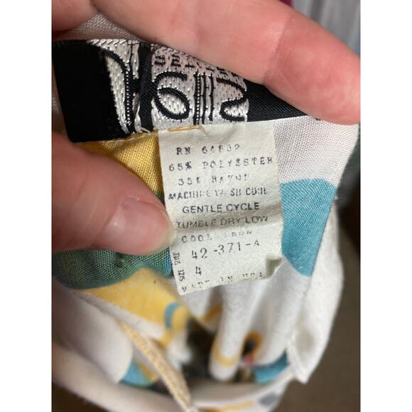 Dress Windowpane plaid shirt dress red blue yellow - Picture 9 of 16